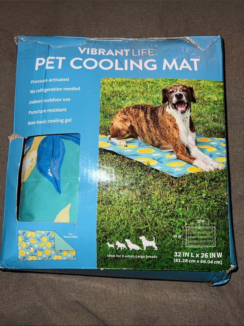 VIBRANT LIFE Pet Cooling Mat. New in Box.